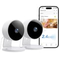 thumbnail image 1 of GNCC Indoor Security Camera 1080P, 360° Pan WiFi Baby Monitor with Motion & Sound Detection, 2-Way Audio, Night Vision, Cloud & SD Storage, Alexa Compatible, 2.4GHz, 1 of 7