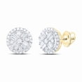 thumbnail image 1 of GND 180078 0.5 CTW Diamond Ana M Fashion Round Baguette Stud Earring, 1 of 1