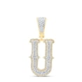 thumbnail image 1 of GND 181771 10K 0.63 CTW Diamond NK Fashion Initial U Pendant, 1 of 1