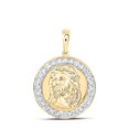 thumbnail image 1 of GND 182040 0.5 CTW Diamond NK Jesus Mens Charm, 1 of 1