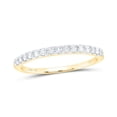 thumbnail image 1 of GND 92242 0.25 CTW 14KT Yellow Gold Womens Round Diamond Wedding Anniversary Band, Size 7, 1 of 1