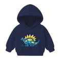 thumbnail image 1 of GNFQXSS Kids Graphic Hooded Sweatshirt Relaxed Soft Breathable Comfortable Casual Thanksgiving Parade Outdoor Wear Navy 4 Years, 1 of 6