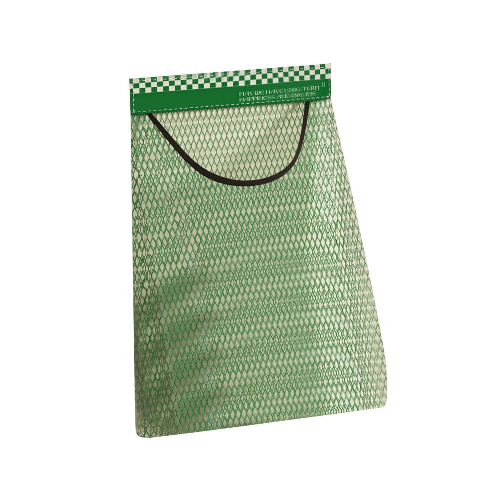GNFQXSS Multipurpose Hanging Storage Mesh Bag Reusable Mesh Fruit and