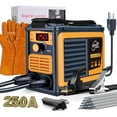thumbnail image 1 of GNI 250A Small Portable Welding Machine, 10PCS Rods, Gloves, 3.7 lbs, 1 of 8