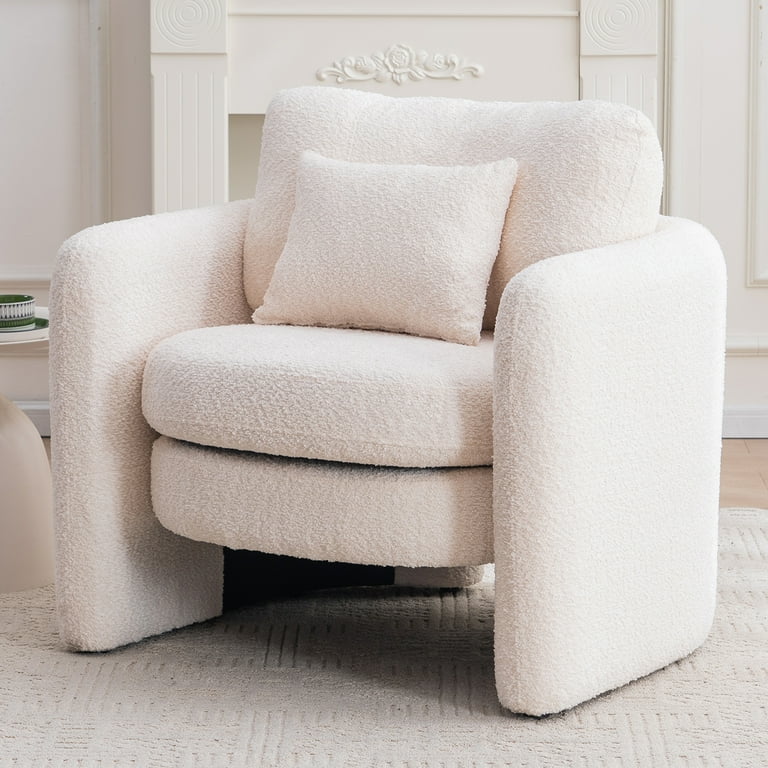 GNIXUU Chenille Oversized Accent Armchair ,35 Wide Comfy Reading