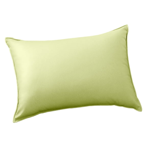 GNOIX Rectangle Throw Pillow Covers, Water Proof Modern Solid Color Throw Pillow Covers for Sofa, Cushion Pillow Covers for Home Decorative, No Pillow Core, 11.8" x 19.7",Pale Lime Green