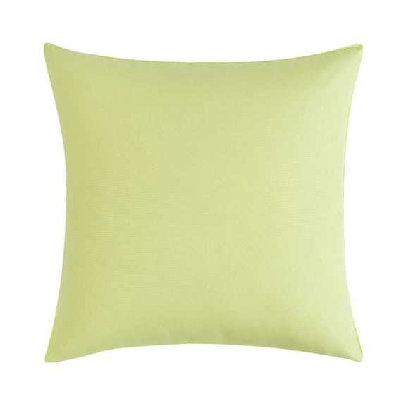 GNOIX Rectangle Throw Pillow Covers, Water Proof Modern Solid Color Throw Pillow Covers for Sofa, Cushion Pillow Covers for Home Decorative, No Pillow Core, 19.7" x 19.7",Pale Lime Green