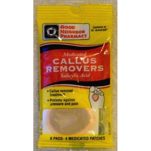 GNP Callus Removers (6 Pads - 4 Patches)
