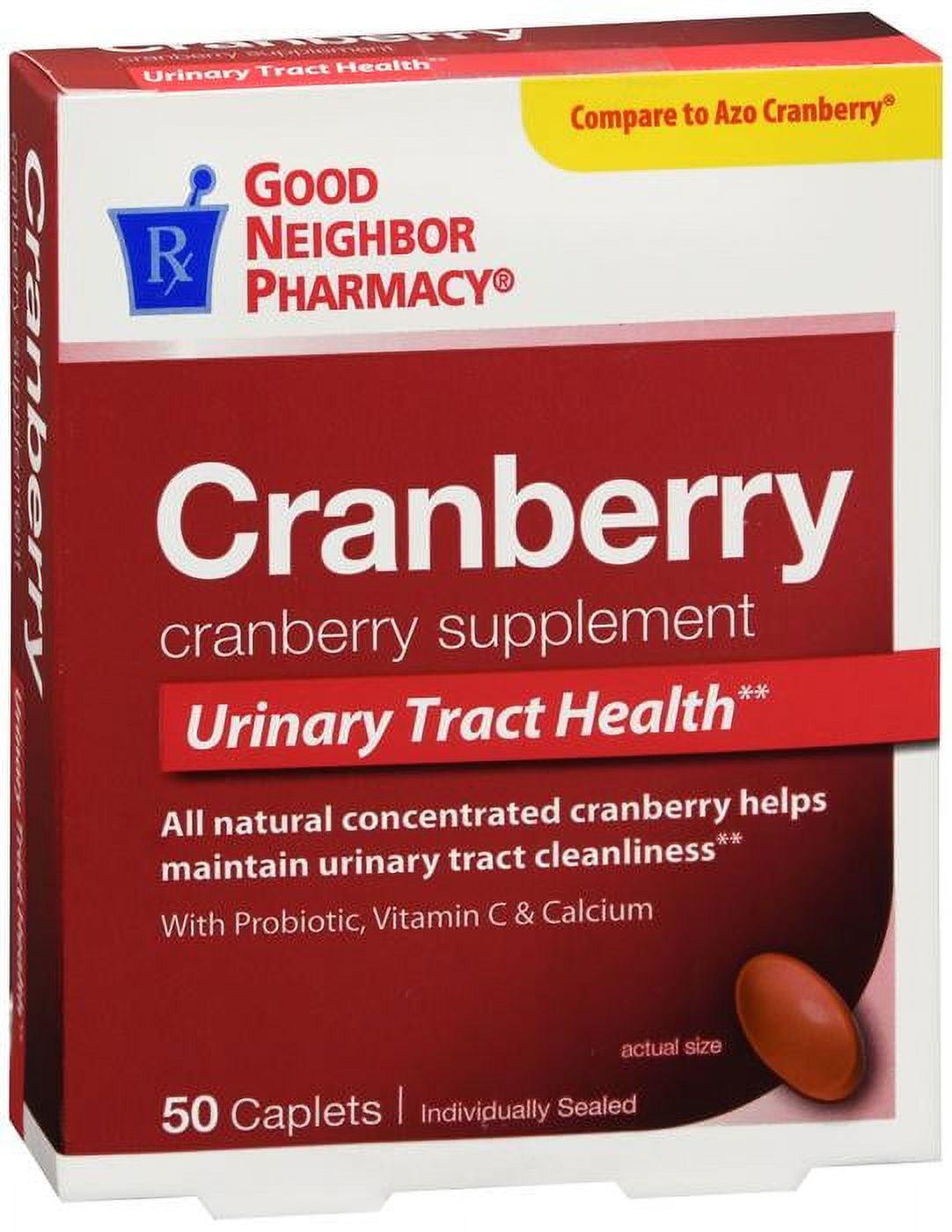 GNP Cranberry, Urinary Tract Health 50 caplets