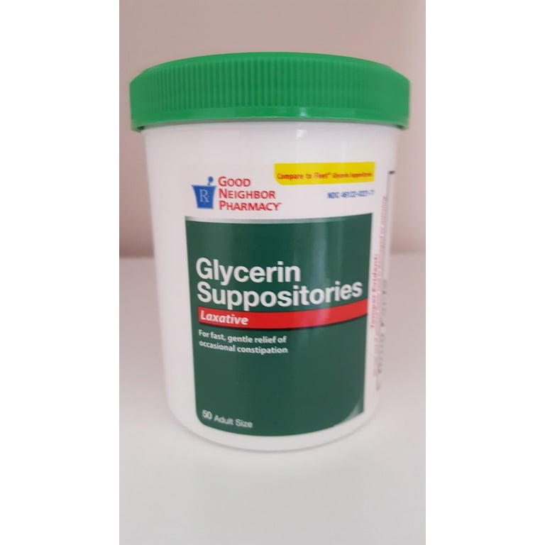 Leader Adult Glycerin Suppository 25 ct — Mountainside Medical