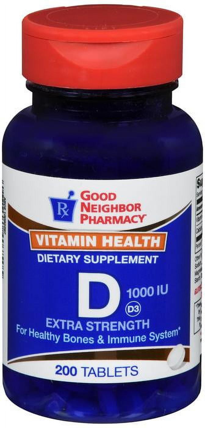 GNP Vitamin D 1000 IU 200 tablets