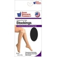 thumbnail image 1 of GNP Women's Opaque Knee High Stockings Medium Black, 1 Pair, 1 of 1