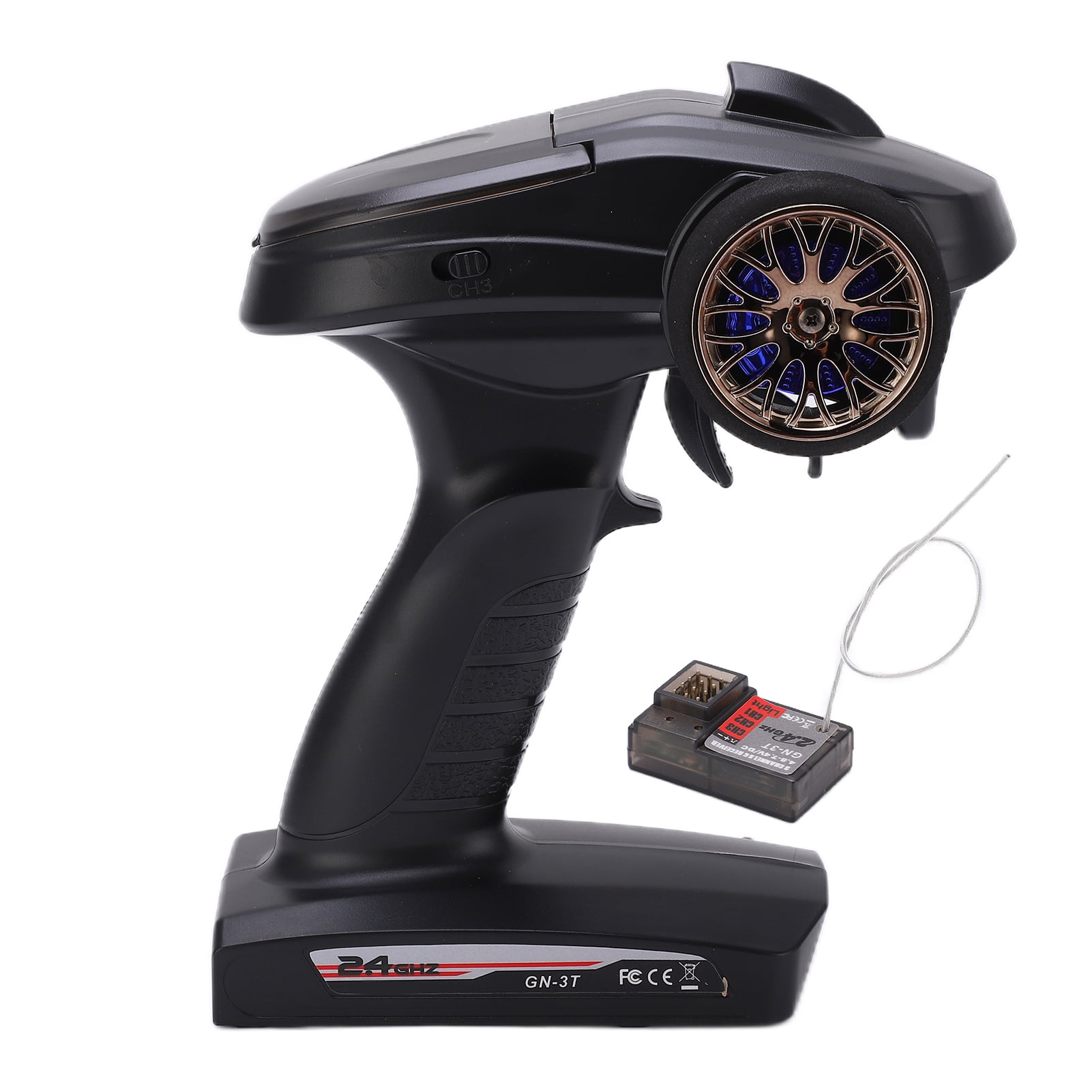 RC Transmitter Receiver for Tank Car Boat 2.4G 3 Channel RC Controller Kit Estrela Walmart