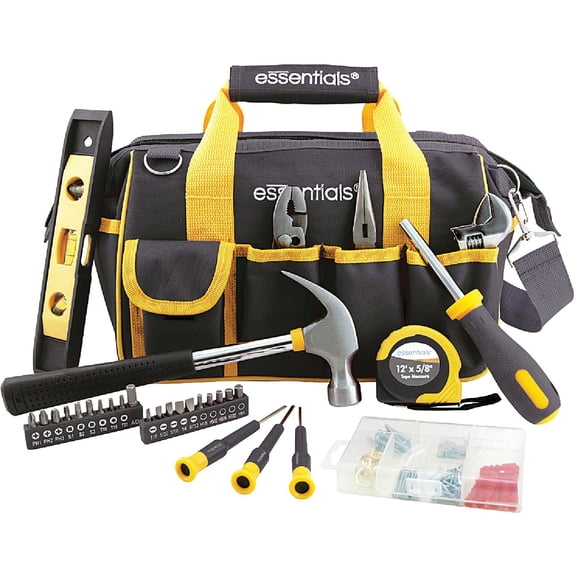 GreatNeck 32-Piece Expanded Tool Kit with Bag GNS21044 - Comfort Grip - Black Residential Use, Standard Application