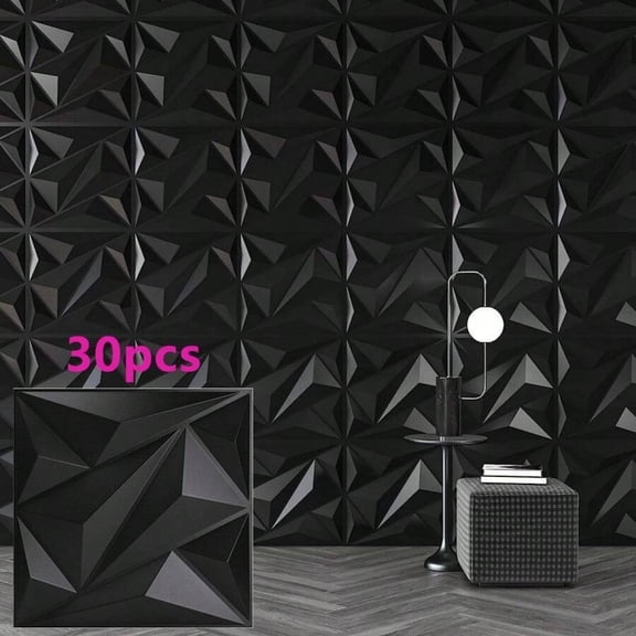 GNWZCUYSNS 3D PVC Plastic Wall Panels, Waterproof and Heat-Resistant, With Grooved Texture.  for Living Rooms, Halls, Bedrooms, Hotels, Offices, Game Rooms, and TV Accent Walls.