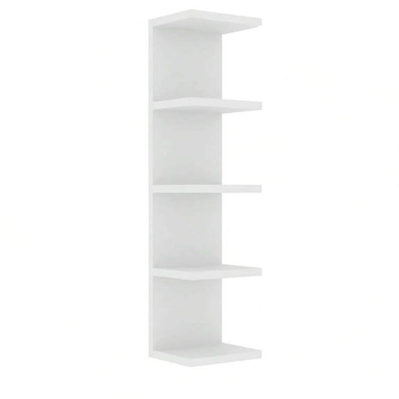 GNWZCUYSNS Multi-Functional Display Organizer for Anime Figures, Plants, Makeup & Books Space-Saving Floating Shelf for Home & Office - White-1Pcs-5 Layers