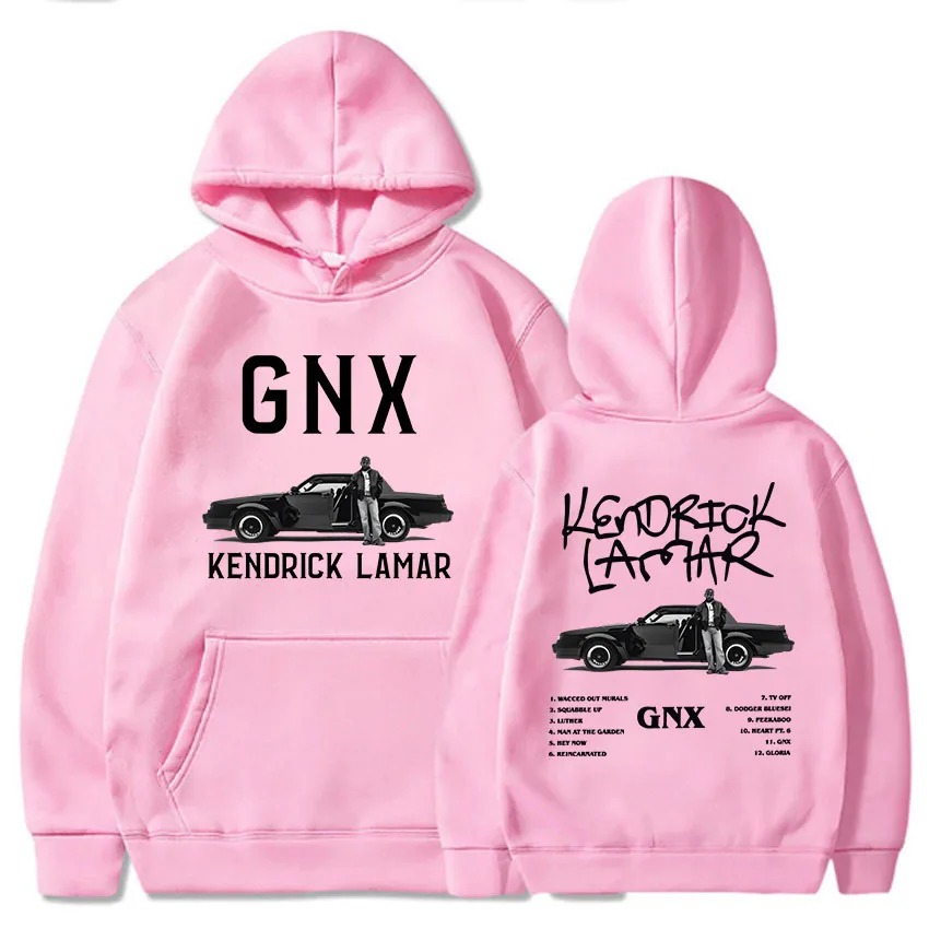 GNX Album 2024 Printing 2 Side Hoodie Kendrick Lamar Rapper Rock Style ...