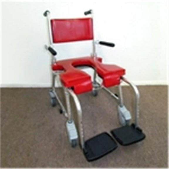 GO-Anywhere CS Commode Shower Chair- Red