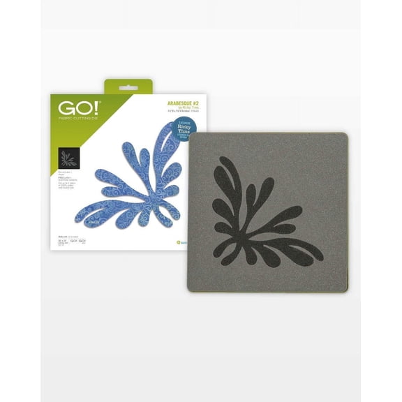 AccuQuilt GO! Arabesque #2 Die – Fabric Cutter for Quilting, Craft Knife, and Cutter Tool