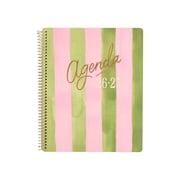 GO BIG 15-Month Planner July 2026 September 2027, Large Print, Twin Loop Binding, Big Size, Dashboard Layout, Beach Stripe Design