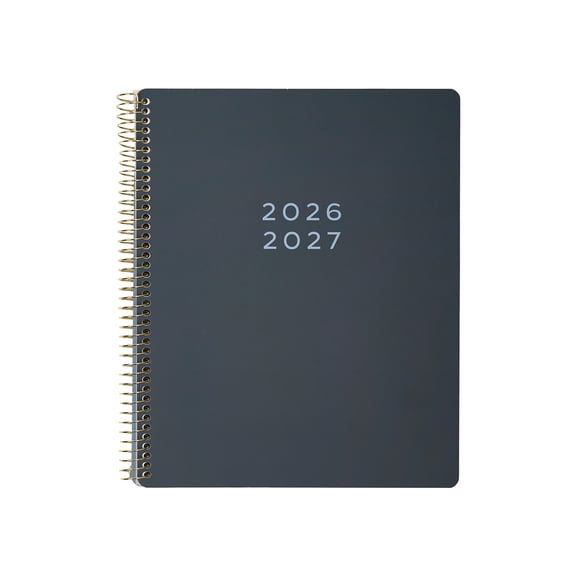 GO BIG 15-Month Planner July 2026September 2027, Large Print, Twin Loop Binding, Big Size, Dashboard Layout, Navy Cover Design