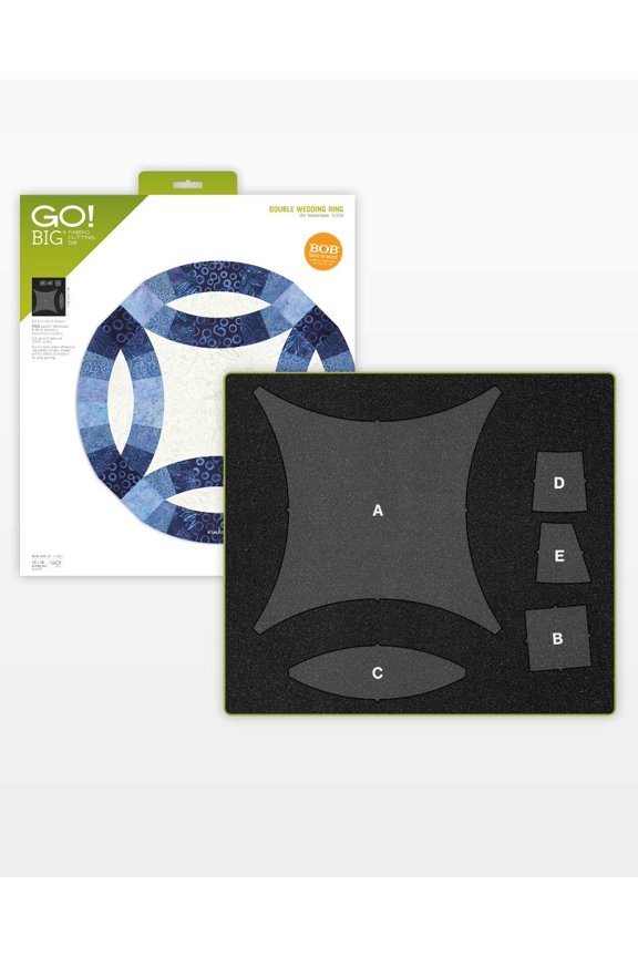GO! Big Double Wedding Ring-12 1/2" Finished Die