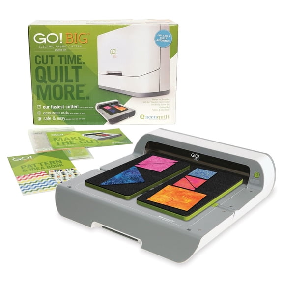 Accuquilt GO! Big Electric Fabric Cutter Starter Set