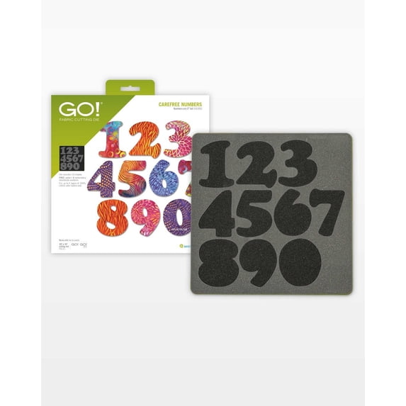 Accuquilt GO! Carefree 3" Numbers