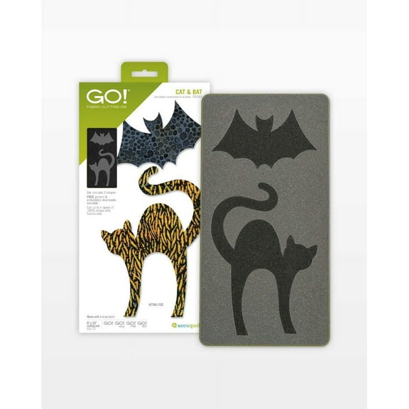 Accuquilt GO! Cat & Bat Die
