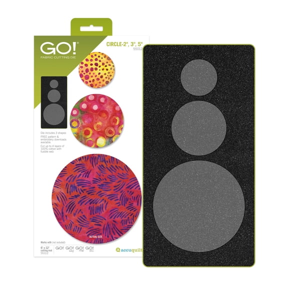 GO! Circle-2", 3", 5" Die
