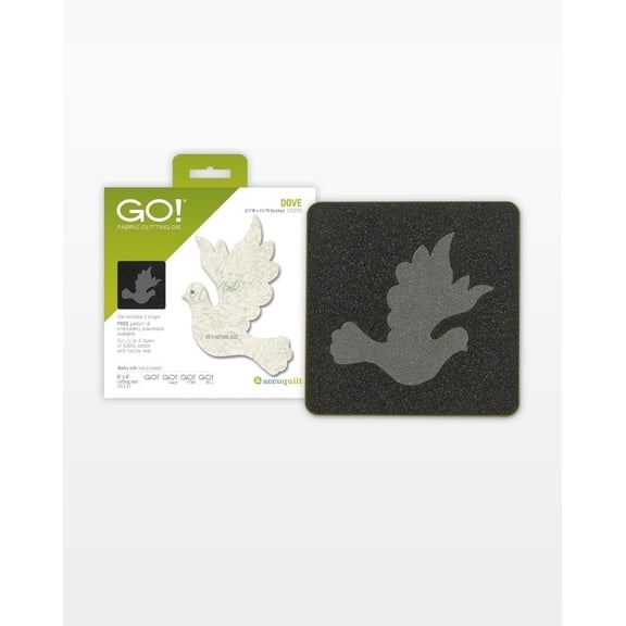 AccuQuilt GO! Manual Fabric Cutter - Craft Knife & Cutter, 1 Piece