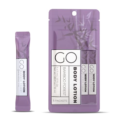 GO Essentials Travel Lotion Packets Single Use Body and Hand Lotion