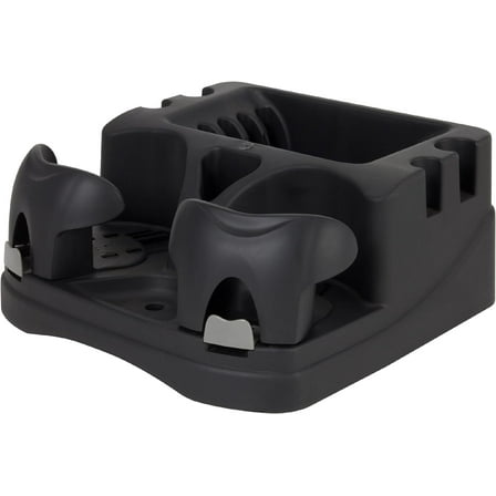 GO GEAR Vehicle Mini Console, Cup Holder & Organizer for Cars, Trucks, and More, Black (EMIC-BLA)