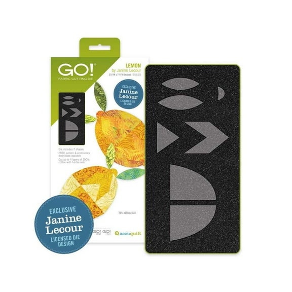 Accuquilt GO! Lemon Die by Janine Lecour