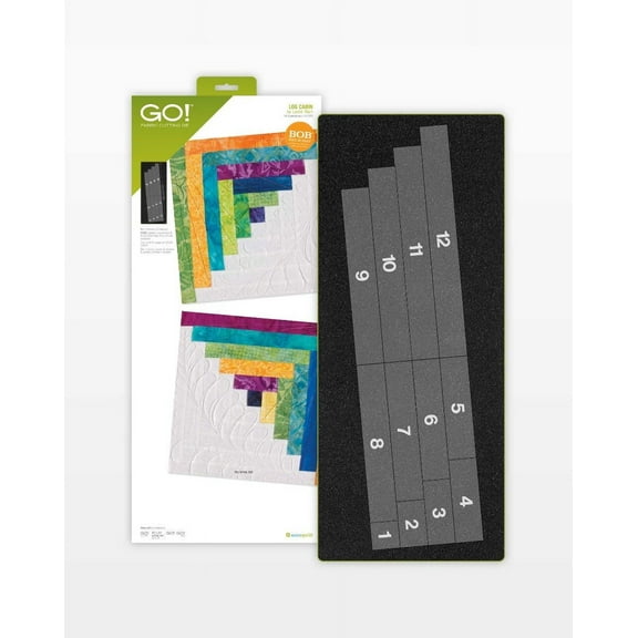 Accuquilt GO! Log Cabin-12" Finished by Leslie Main Die