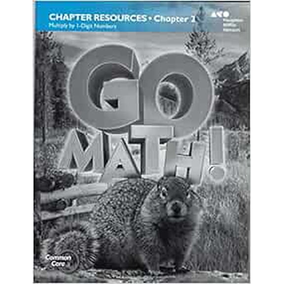 Pre-Owned GO MATH ! Chapter Resources - Chapter 2 - Grade 4, 9780544343078, 0544343077, Paperback,