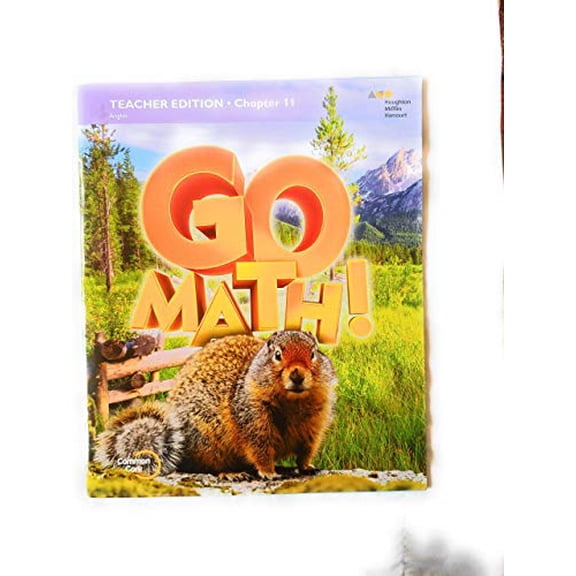 Pre-Owned GO MATH ! Teacher Edition Chapter 11 Grade 4 Common Core Paperback