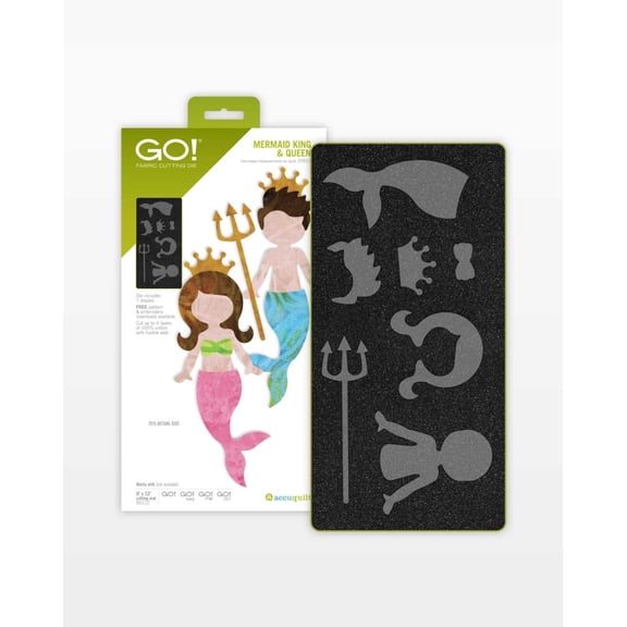 Accuquilt GO! Mermaid King & Queen Die
