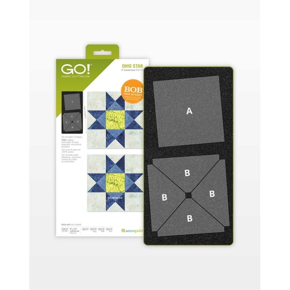 Accuquilt GO! Ohio Star-12" Finished Die