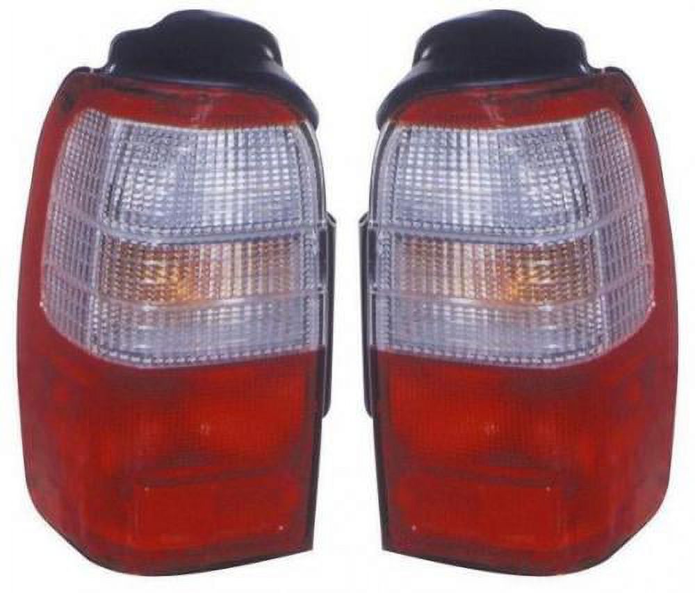 GOPARTS PAIR/SET Replacement for 1996 1997 Toyota 4Runner Rear Tail Light Assemblies / Lens