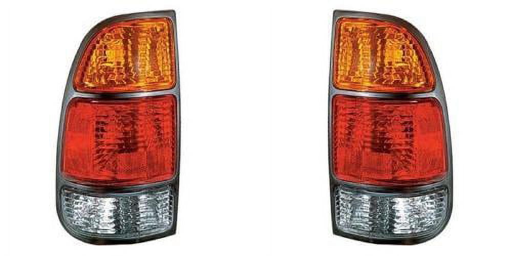GO-PARTS PAIR/SET Replacement for 2000 - 2006 Toyota Tundra Rear Tail Light  Assemblies / Lens / Cover - Left & Right (Driver & Passenger) Side -