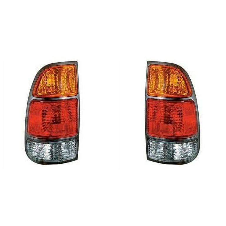GO-PARTS PAIR/SET Replacement for 2000 - 2006 Toyota Tundra Rear Tail Light  Assemblies / Lens / Cover - Left & Right (Driver & Passenger) Side -