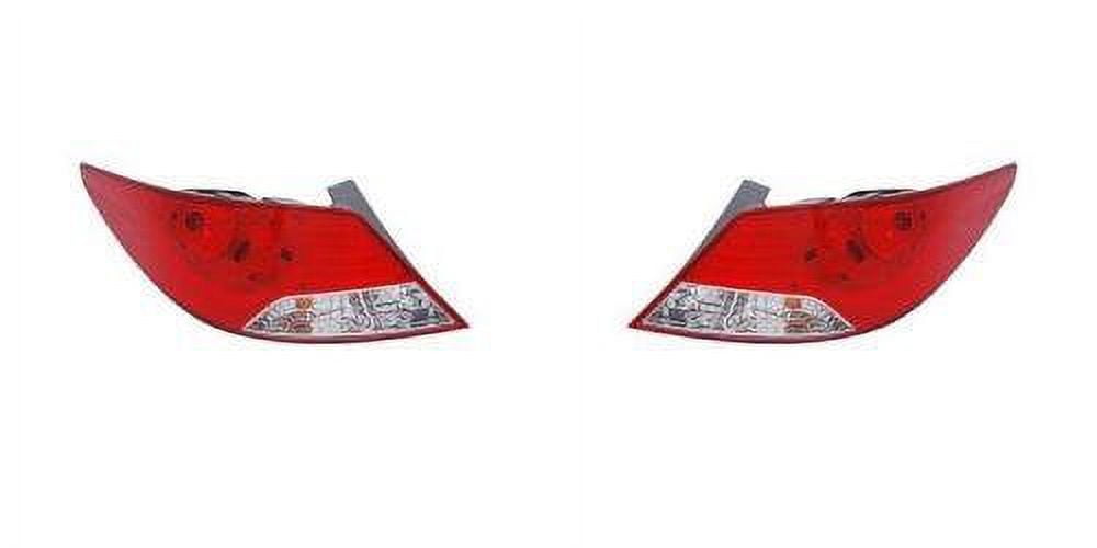 GOPARTS PAIR/SET Replacement for 2012 2014 Hyundai Accent Rear Tail