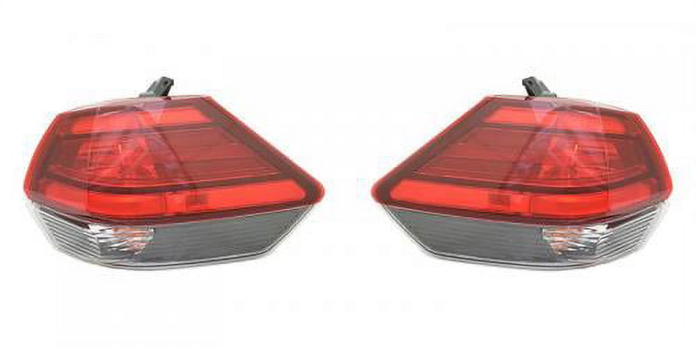 GOPARTS PAIR/SET Replacement for 2017 Nissan Rogue Tail Lights Rear