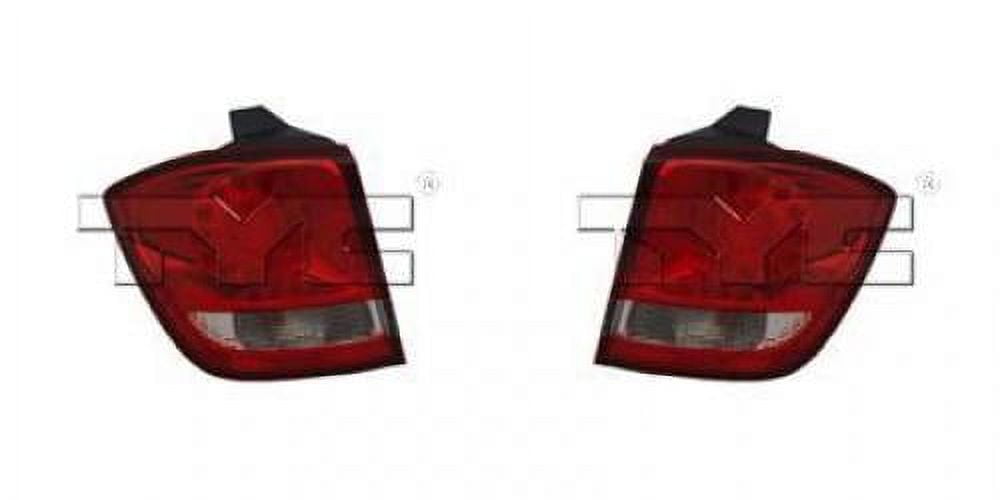 GOPARTS PAIR/SET Replacement for 2009 2014 Dodge Journey LED Tail