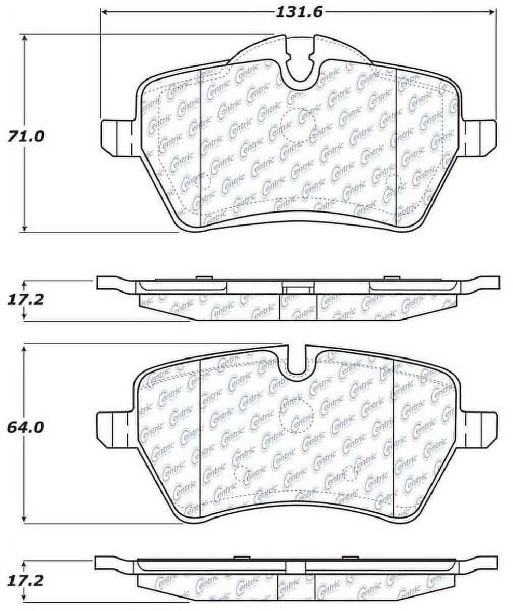 GOPARTS Replacement for 20062014 Mini Cooper Front Disc Brake Pad Set