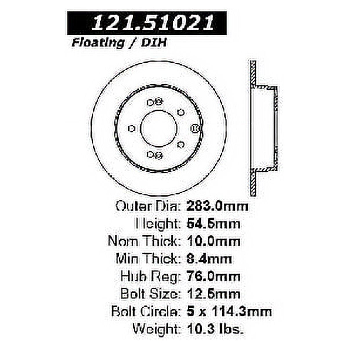 GOPARTS Replacement for 20112018 Kia Optima Rear Disc Brake Rotor for Kia Optima (Base / EX