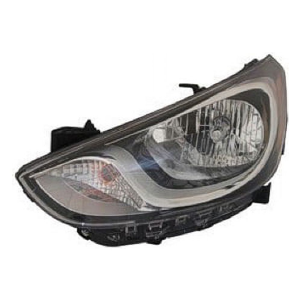 GOPARTS Replacement for 2012 2015 Hyundai Accent Front Headlight Assembly Housing / Lens