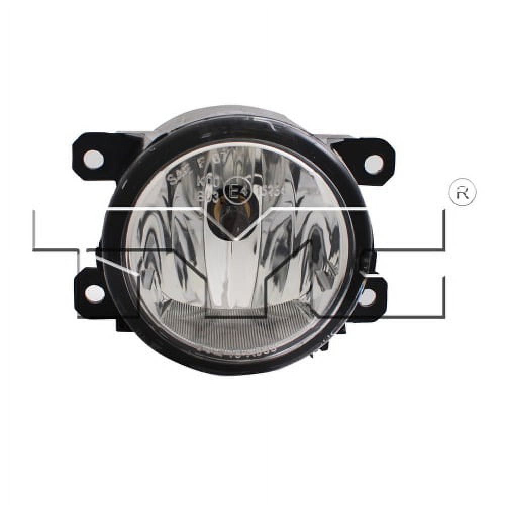 GOPARTS Replacement for 2012 2019 Fiat 500 Fog Light Lamp Assembly