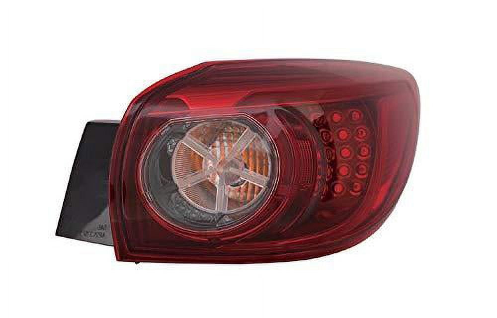 GOPARTS Replacement for 2014 2018 Mazda 3 Tail Light Rear Lamp